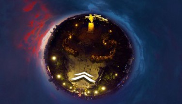 【灯光下的辽沈战役纪念馆】---锦州全景网